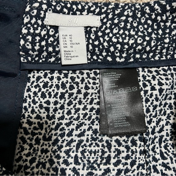 Navy & White H&M mini skirt - Picture 5 of 5